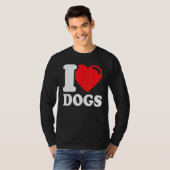 私は犬を愛し私は犬を愛する1 Tシャツ (正面フル)