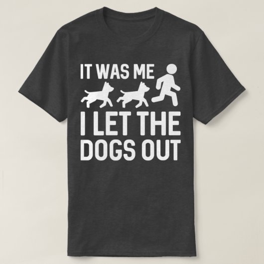 私は犬を放り出した5 Tシャツ (デザイン正面)