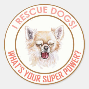 私は犬を救う！ ラウンドシール