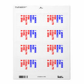 私は犬を雇うロイヤリティのお金を稼ぐ ラベル (フルシート)