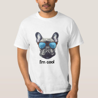 私は犬クール Tシャツ