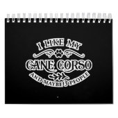 私は犬派の杖のコルソアイディアが好き カレンダー (カバー)