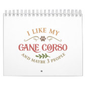 私は犬派の杖のコルソアイディアが好き カレンダー (カバー)