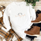 私は犬派の長袖カスタムTシャツだ Tシャツ