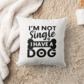 私は犬独身のを飼っていない クッション (ブランケット)