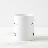 私は犬独身のを飼っていない コーヒーマグカップ (中央)