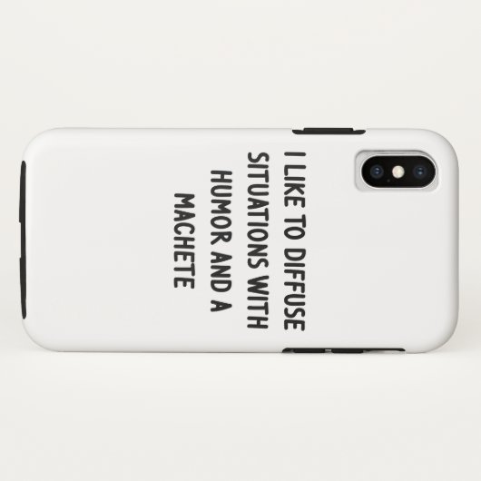 私は状況を拡散するのが好きだ Case-Mate iPhoneケース (裏面(横))