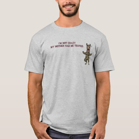 私は狂ってない Tシャツ (正面)