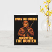 私は狩られ、今はハンターおもしろいTru カード (黄色い花)