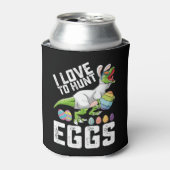私は狩り卵イースター恐竜Tレックスに愛 缶クーラー (缶正面)