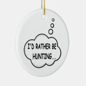 私は狩り セラミックオーナメント (右)