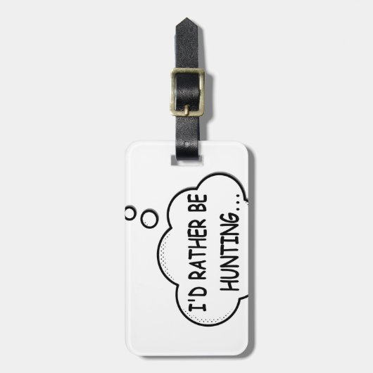 私は狩り ラゲッジタグ (正面縦)