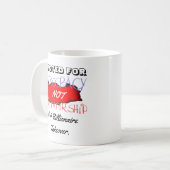 私は独裁政権ではなく民主主義に投票した&A........ コーヒーマグカップ (正面左)