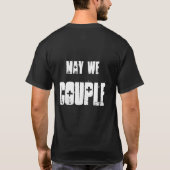 私は独身のです Tシャツ (裏面)