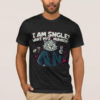 私は独身の番号が欲しい? Tシャツ