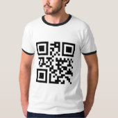 私は独身のQR Tシャツ (正面)