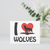 私は狼が大好き ポストカード (スタンド正面)