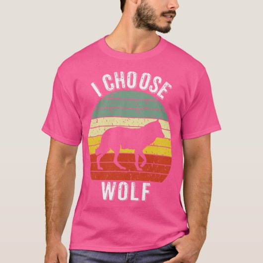 私は狼を選ぶ Tシャツ (正面)