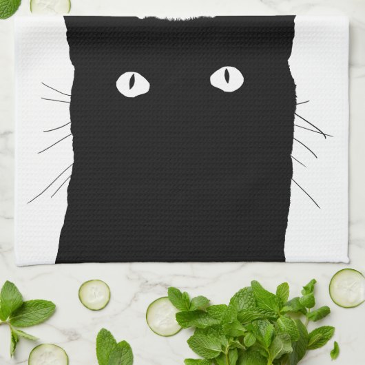 私は猫があなたのカラフルな装飾を選ぶためにクリック見ます キッチンタオル (折り畳み)