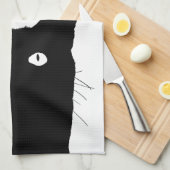 私は猫があなたのカラフルな装飾を選ぶためにクリック見ます キッチンタオル (四つ折り)