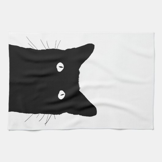私は猫があなたのカラフルな装飾を選ぶためにクリック見ます キッチンタオル (横)