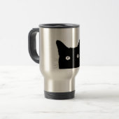 私は猫があなたのカラフルな装飾を選ぶためにクリック見ます トラベルマグ (正面左)