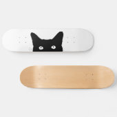 私は猫があなたの色の背景を選ぶためにクリック見ます スケートボード (横)