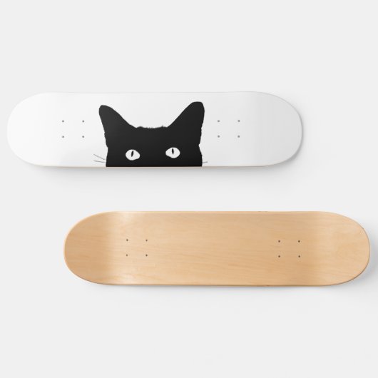 私は猫があなたの色の背景を選ぶためにクリック見ます スケートボード (横)