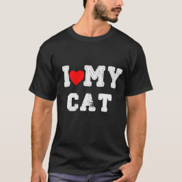 私は猫が大好きおもしろい Tシャツ