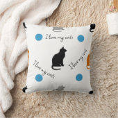 私は猫が大好きだ クッション (ブランケット)