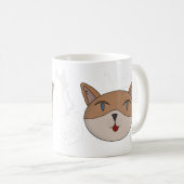 私は猫が大好きだ コーヒーマグカップ (正面右)