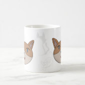 私は猫が大好きだ コーヒーマグカップ (中央)