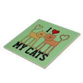 私は猫が大好きだ タイル (側面)