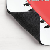 私は猫が大好きだ マウスパッド (コーナー)