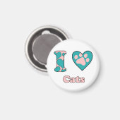 私は猫が大好きだ マグネット (正面/裏面)