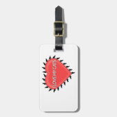 私は猫が大好きだ ラゲッジタグ (正面縦)