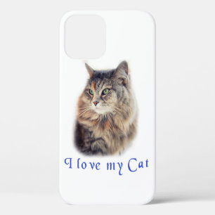 私は猫が大好きだ iPhone 12ケース