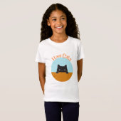 私は猫が大好きだ Tシャツ (正面フル)