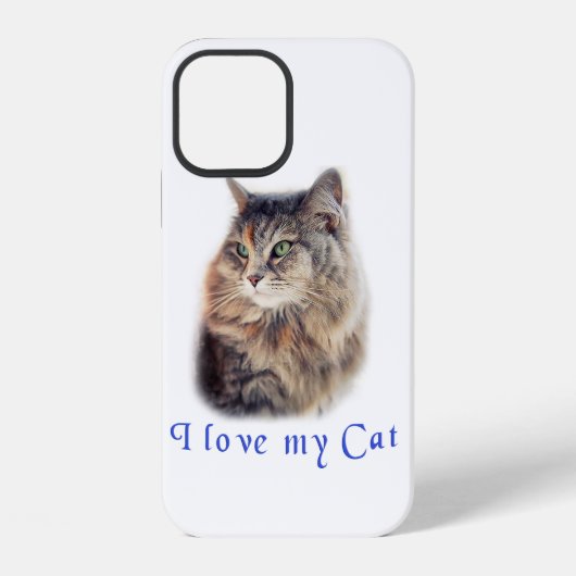 私は猫が大好きです  iPhoneケース (裏面)