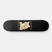 私は猫が大好きで、3人も可愛いおもしろい猫 スケートボード (横)