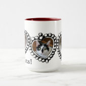 私は猫が大好き3写真マグカップ マグカップ (中央)