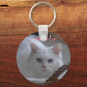私は猫が大好き！ キーホルダー (正面)