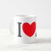 私は猫が大好き コーヒーマグカップ (正面左)