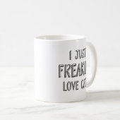 私は猫が大好き コーヒーマグカップ (正面右)