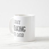 私は猫が大好き コーヒーマグカップ (正面左)