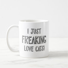 私は猫が大好き コーヒーマグカップ