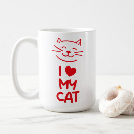 私は猫が大好き コーヒーマグカップ