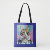 私は猫が大好き! トートバッグ (正面)