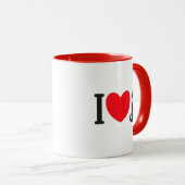 私は猫が大好き マグカップ (正面右)