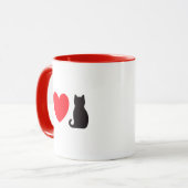 私は猫が大好き マグカップ (正面左)